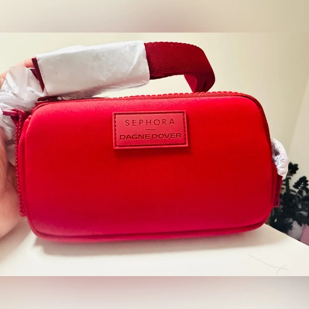 Dagne Dover Red Women's Sling Cellphone Bag NEW
